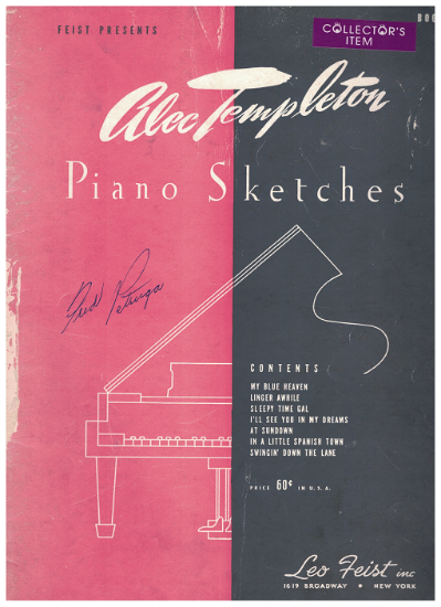 Picture of Alec Templeton Piano Sketches
