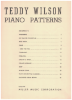 Picture of Teddy Wilson, Piano Patterns