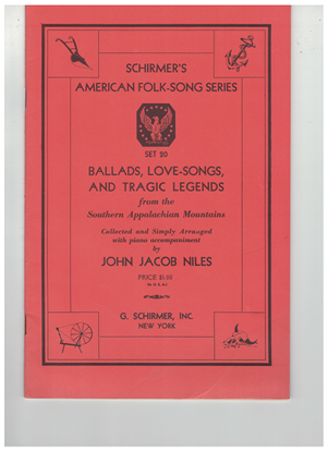 Picture of Schirmer's American Folk-Song Series Set 20, Ballads Love-Songs & Tragic Legends, arr. John Jacob Niles