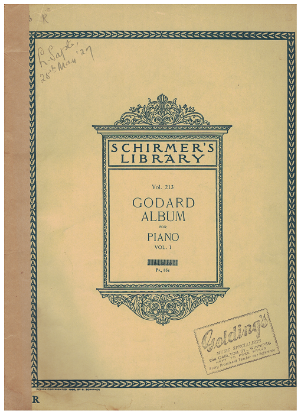 Picture of Godard Piano Album Vol. 1, piano solo 