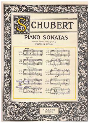 Picture of Franz Schubert, Piano Sonata Opus 122 in Eb Major