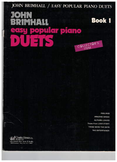 Picture of Easy Popular Piano Duets Book 1, arr. John Brimhall