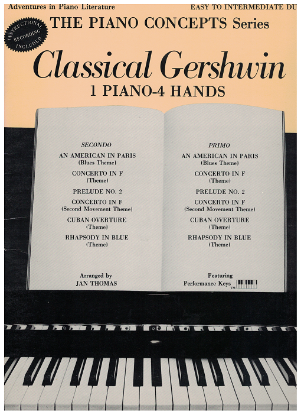Picture of Classical Gershwin, easy to intermediate piano duets