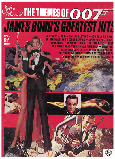 Picture of The Themes of 007, James Bond's Greatest Hits, arr. John Lane, easy piano songbook