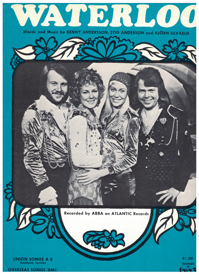 Picture of Waterloo, Benny Andersson/ Stig Anderson/ Bjorn Ulvaeus, recorded by ABBA