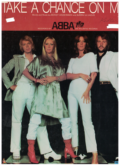 Picture of Take a Chance on Me, Benny Andersson & Bjorn Ulvaeus, recorded by ABBA