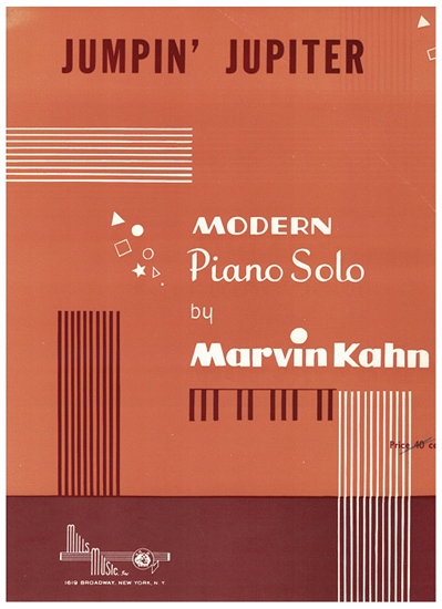 Picture of Jumpin' Jupiter, Marvin Kahn, piano solo 