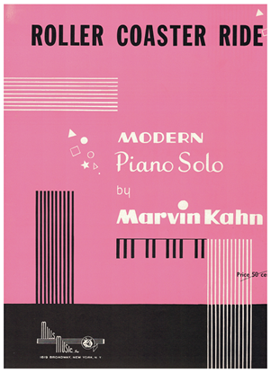 Picture of Roller Coaster Ride, Marvin Kahn, piano solo 