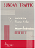 Picture of Sunday Traffic, Marvin Kahn, piano solo