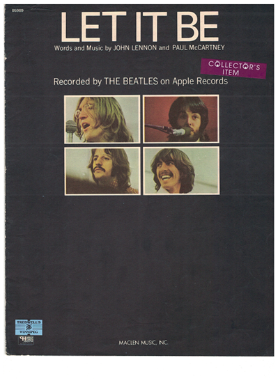 Picture of Let it Be, John Lennon & Paul McCartney, recorded by The Beatles