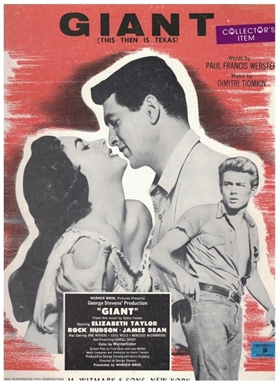 Picture of Giant (This Then is Texas), movie title song, Paul Francis Webster & Dimitri Tiomkin