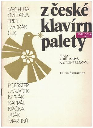 Picture of Czech Piano Pieces by Mechura/ Smetana/ Fibich/ Dvorak/ Suk/ Foerster/ Janacek/ Kapral/ Kricka/ Jirak/ Martinu, piano solo