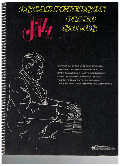 Picture of Oscar Peterson Jazz Piano Solos, rhythm section folio