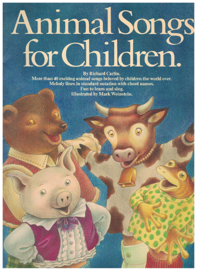 Picture of Animal Songs for Children, ed. Richard Carlin