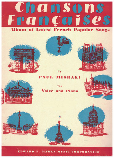Picture of Chansons Francaises, Paul Misraki, popularized by Irene Hilda