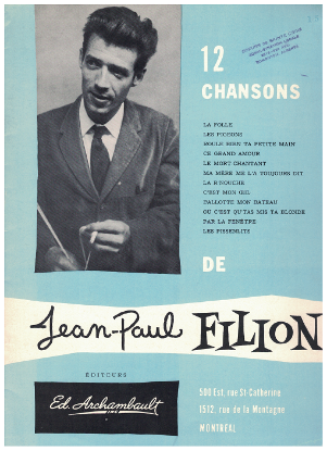 Picture of Jean-Paul Filion, 12 Chansons