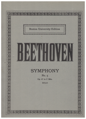 Picture of Beethoven, Symphony No. 5, transcr. J. P. Marshall for piano solo
