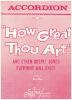 Picture of How Great Thou Art & Other Gospel Songs, arr. Pietro Deiro, accordion