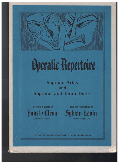 Picture of Operatic Repertoire for Soprano with Duets for Soprano & Tenor, ed. Fausto Cleva & Sylvan Levin