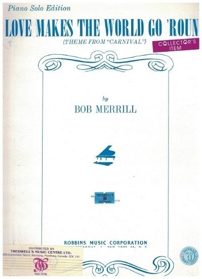 Picture of Love Makes the World Go 'Round, from "Carnival", Bob Merrill
