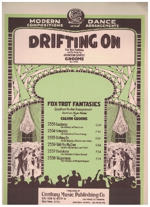 Picture of Drifting On, Fox-Trot Fantasy on the Song, Johnson & Santly, arr. Calvin Grooms, piano solo 