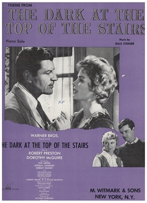 Picture of The Dark at the Top of the Stairs, movie title song, Max Steiner, piano solo 