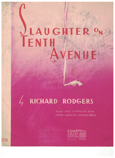 Picture of Slaughter on Tenth Avenue, Richard Rodgers, complete ballet score for solo piano