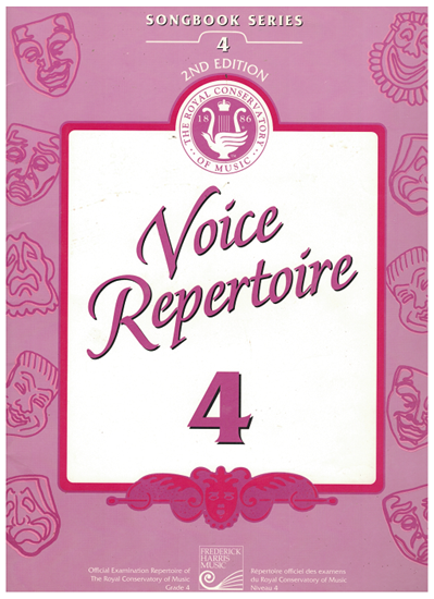 Picture of Voice Repertoire 4, 1998 2nd Edition, Royal Conservatory of Music, University of Toronto