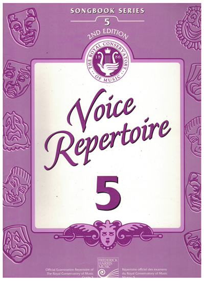 Picture of Voice Repertoire 5, 1998 2nd Edition, Royal Conservatory of Music, University of Toronto