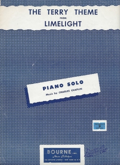 Picture of The Terry Theme from Limelight, Charles Chaplin, piano solo