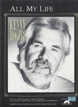 Picture of All My Life, Jeff Silbar/Dave Robbins/Van Stephenson, Kenny Rogers