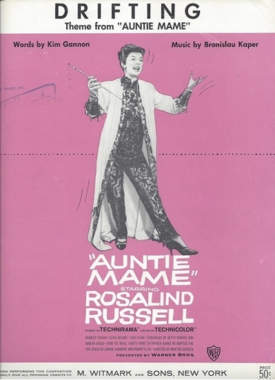 Picture of Drifting, movie theme from "Auntie Mame", Kim Gannon & Bronislau Kaper