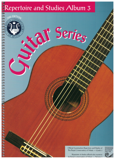 Picture of Guitar Grade 3 Exam Book, Repertoire & Studies, 1997 2nd Edition, Royal Conservatory of Music, University of Toronto
