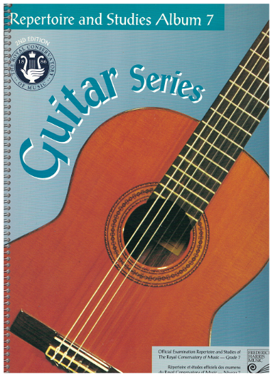 Picture of Guitar Grade 7 Exam Book, Repertoire & Studies, 1997 2nd Edition, Royal Conservatory of Music, University of Toronto