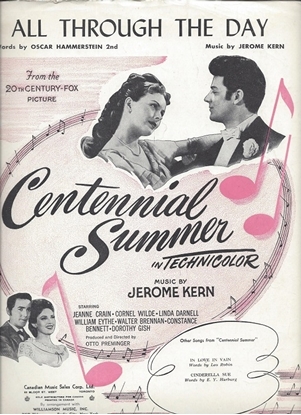 Picture of All Through the Day, from movie "Centennial Summer", Oscar Hammerstein 2nd & Jerome Kern