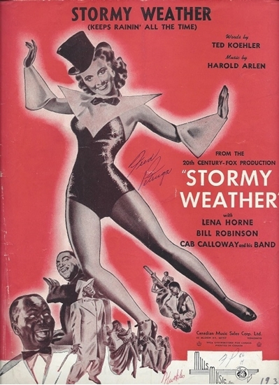 Picture of Stormy Weather (Keeps Rainin' All The Time), movie title song, Ted Koehler & Harold Arlen