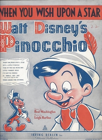 Picture of When You Wish Upon a Star, from Walt Disney's "Pinocchio", Ned Washington & Leigh Harline