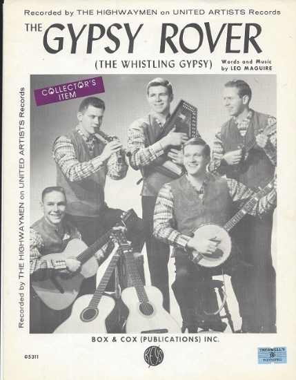 Picture of The Gypsy Rover (The Whisltling Gypsy Rover), recorded by The Highwaymen, Leo Maguire