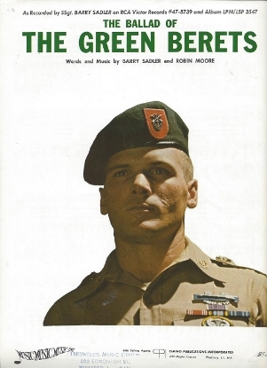 Picture of The Ballard of The Green Berets, recorded by Barry Sandler, by Barry Sandler, Robin Moore
