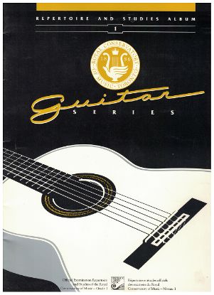 Picture of Guitar Grade 1 Exam Book, Repertoire & Studies, 1989 Edition, Royal Conservatory of Music, University of Toronto