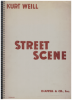 Picture of Street Scene, Kurt Weill, complete vocal score