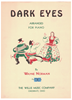 Picture of Dark Eyes, Russian Folk Song, arr. Wayne Norman for easy piano solo