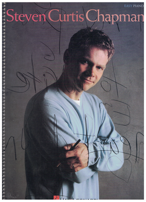 Picture of Steven Curtis Chapman, easy piano songbook