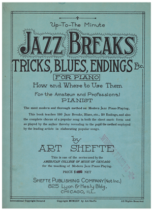 Picture of Jazz Breaks Tricks Blues Endings, Art Shefte, piano instruction 