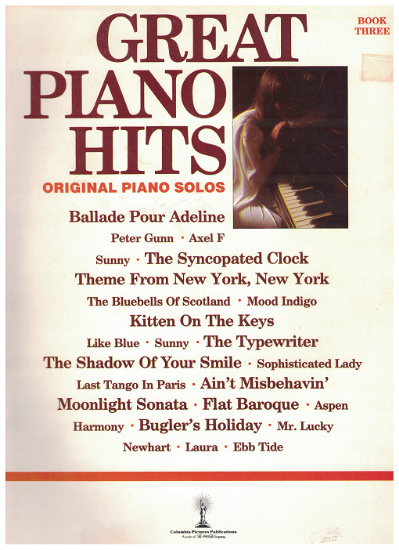 Picture of Great Piano Hits Book 3, advaced piano solo 