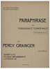 Picture of Paraphrase on Tschaikowsky's Flower Waltz from "Nutcracker Suite", arr. Percy Grainger