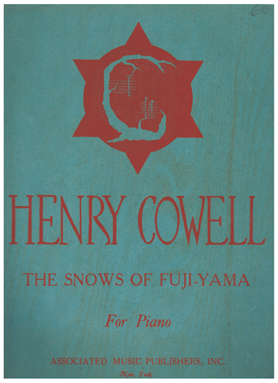 Picture of The Snows of Fuji-Yama, Henry Cowell, piano solo