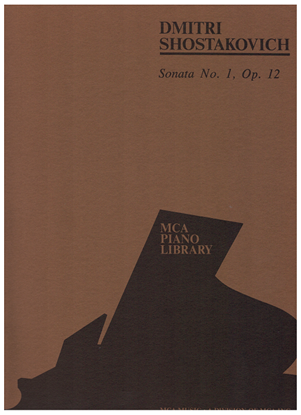 Picture of Dmitri Shostakovich, Piano Sonata No. 1 Opus 12 in d minor