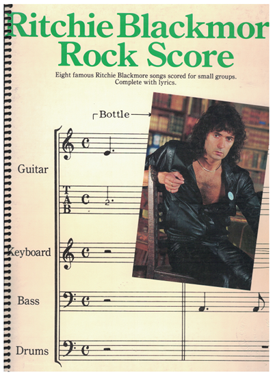 Picture of Ritchie Blackmore Rock Score, songbook