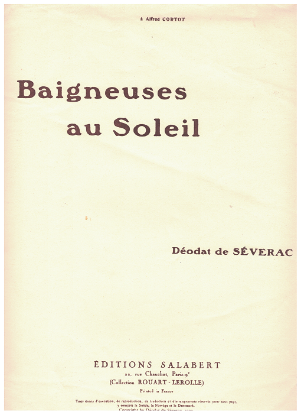 Picture of Baigneuses au soleil (The Sunbathers), Deodat de Severac, piano solo